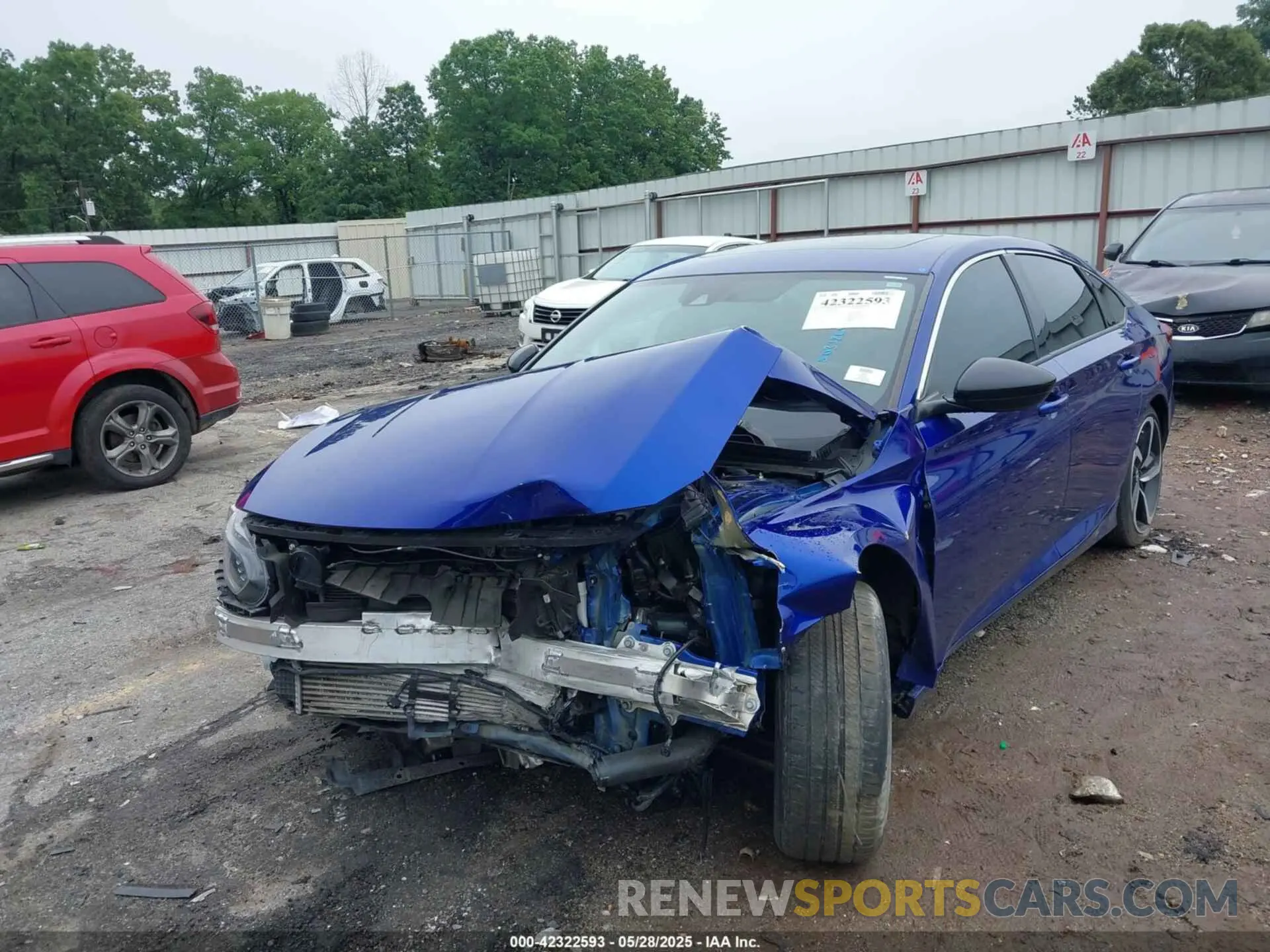 2 Photograph of a damaged car 1HGCV2F30MA032864 HONDA ACCORD 2021