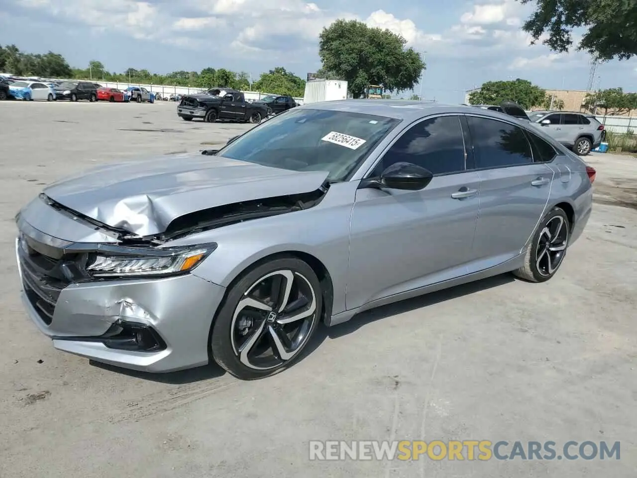 1 Photograph of a damaged car 1HGCV2F30MA034422 HONDA ACCORD 2021