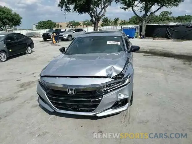 13 Photograph of a damaged car 1HGCV2F30MA034422 HONDA ACCORD 2021
