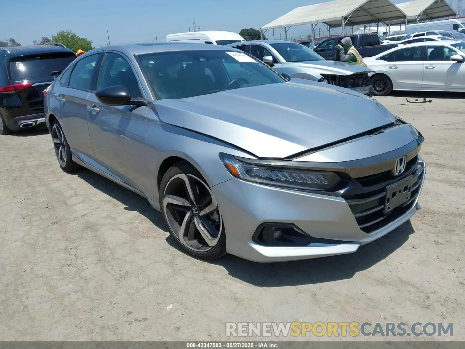 1 Photograph of a damaged car 1HGCV2F31MA006127 HONDA ACCORD 2021