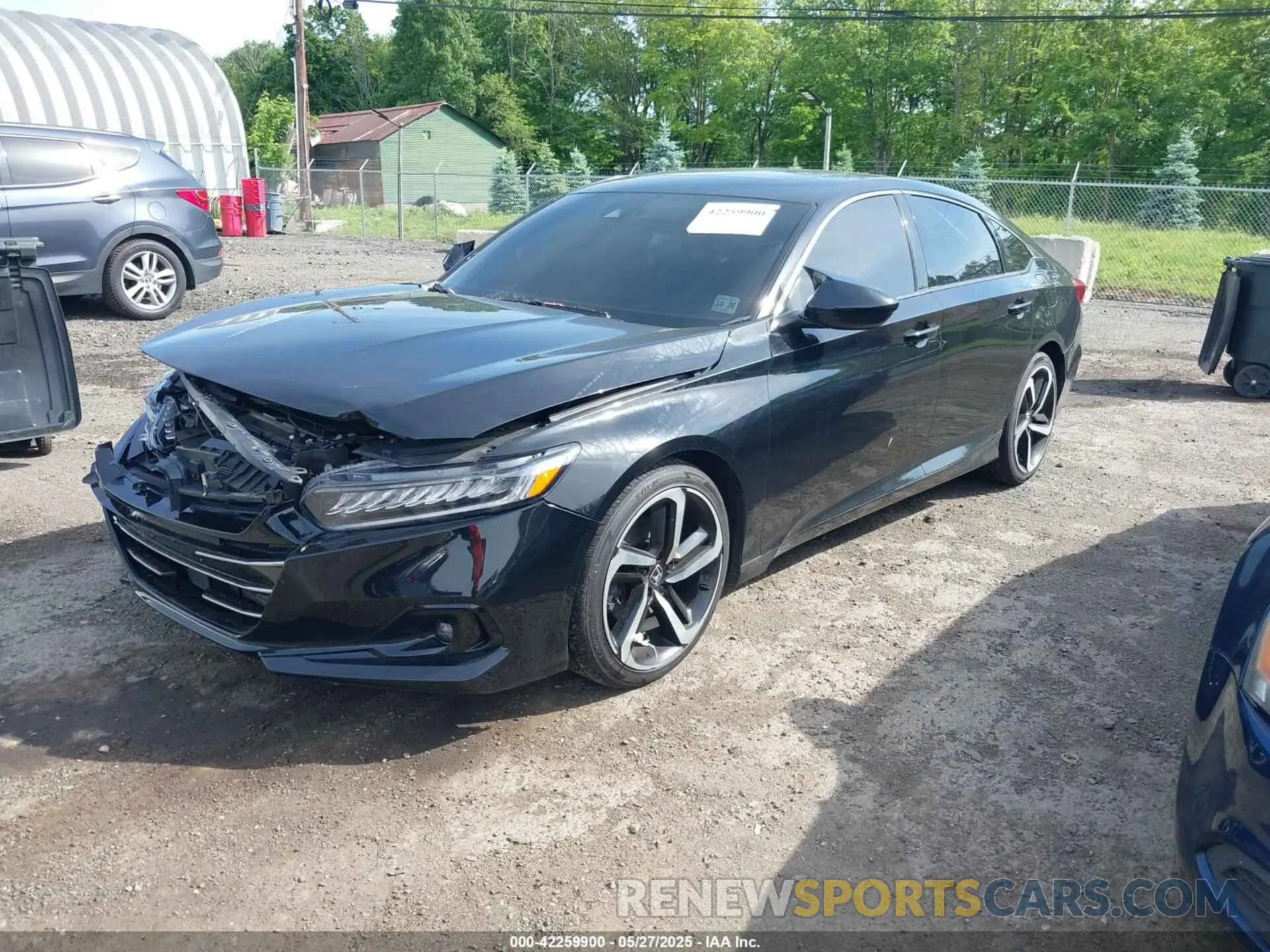 2 Photograph of a damaged car 1HGCV2F31MA012509 HONDA ACCORD 2021