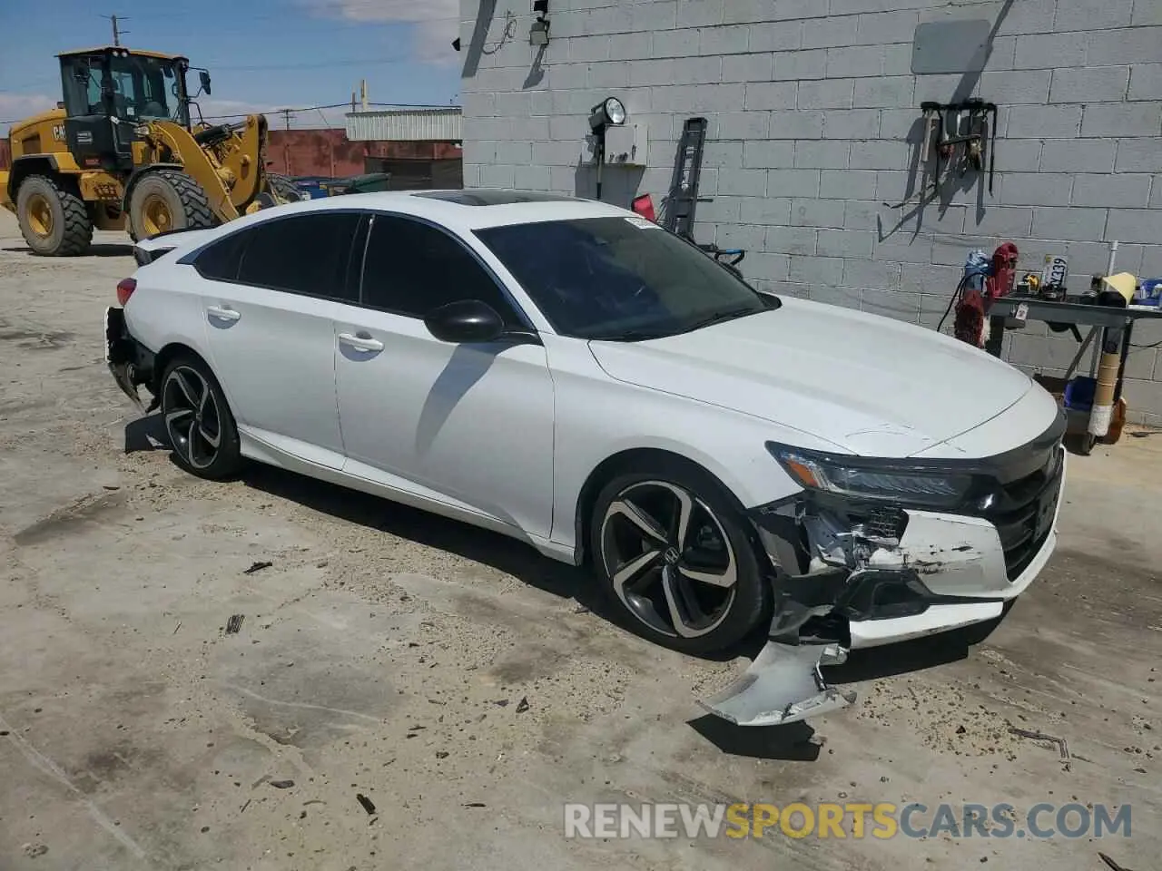 4 Photograph of a damaged car 1HGCV2F31MA021405 HONDA ACCORD 2021