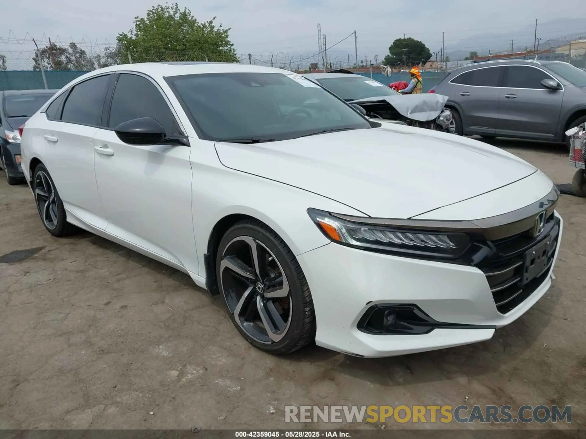 1 Photograph of a damaged car 1HGCV2F32MA007691 HONDA ACCORD 2021
