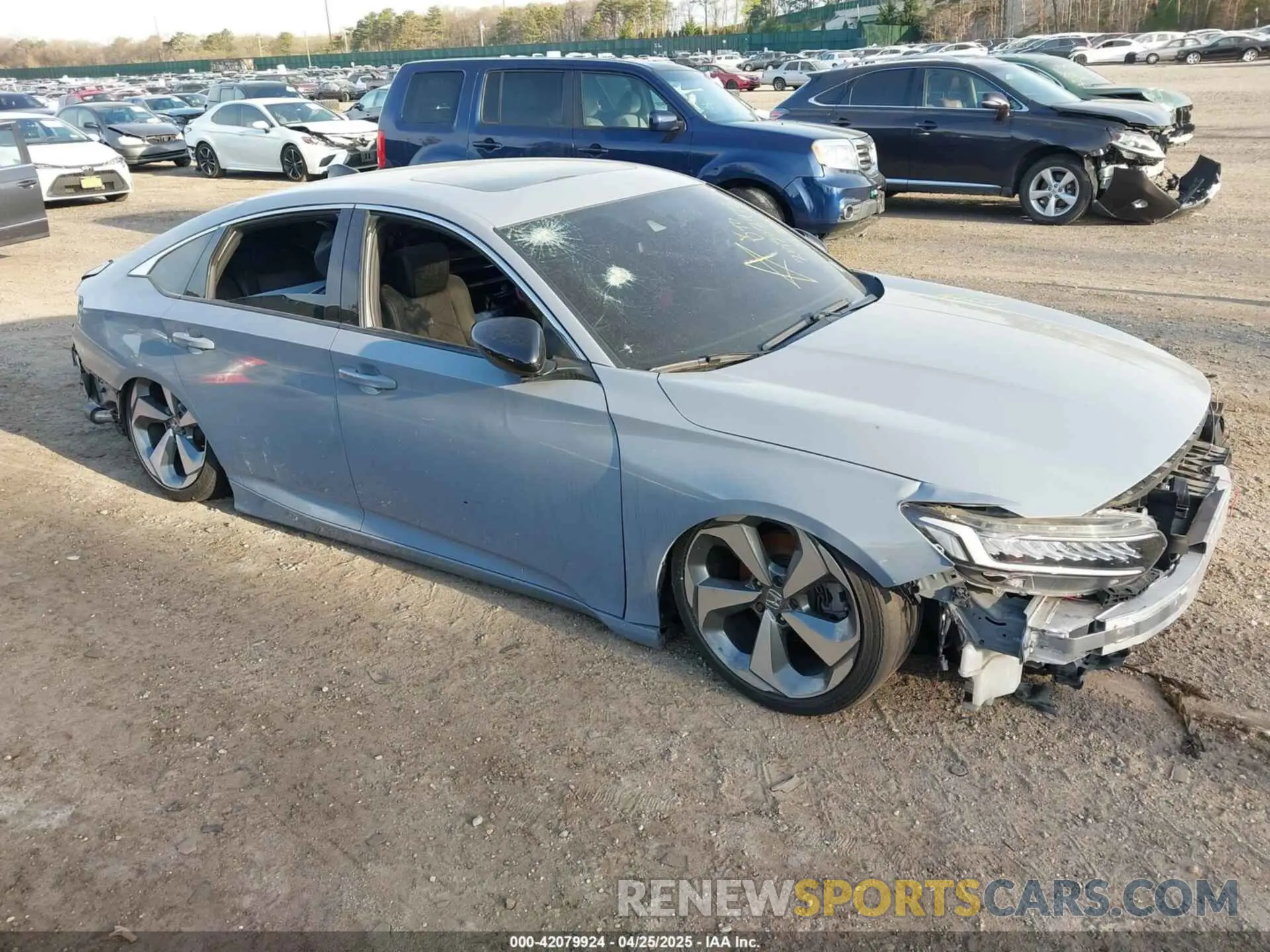 1 Photograph of a damaged car 1HGCV2F32MA012860 HONDA ACCORD 2021