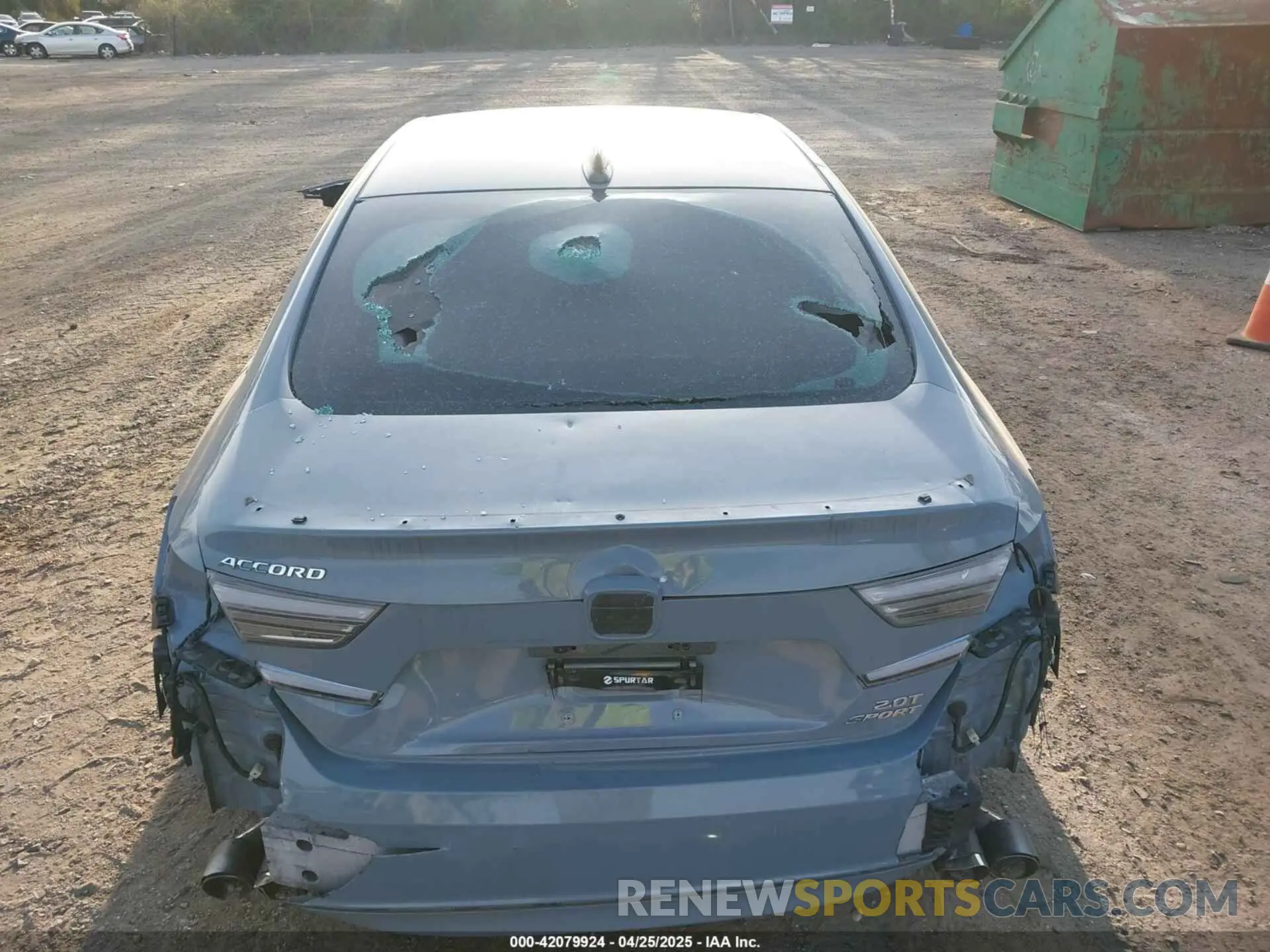 15 Photograph of a damaged car 1HGCV2F32MA012860 HONDA ACCORD 2021
