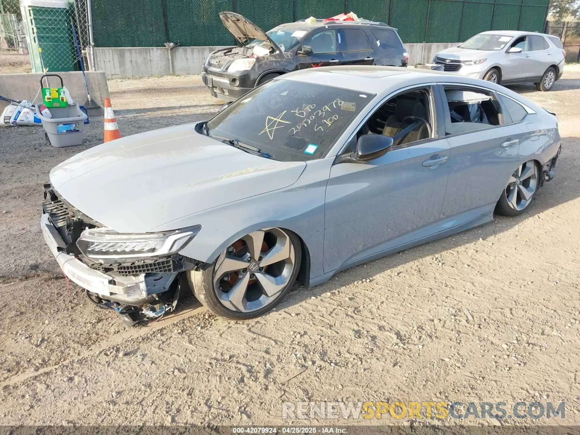 2 Photograph of a damaged car 1HGCV2F32MA012860 HONDA ACCORD 2021