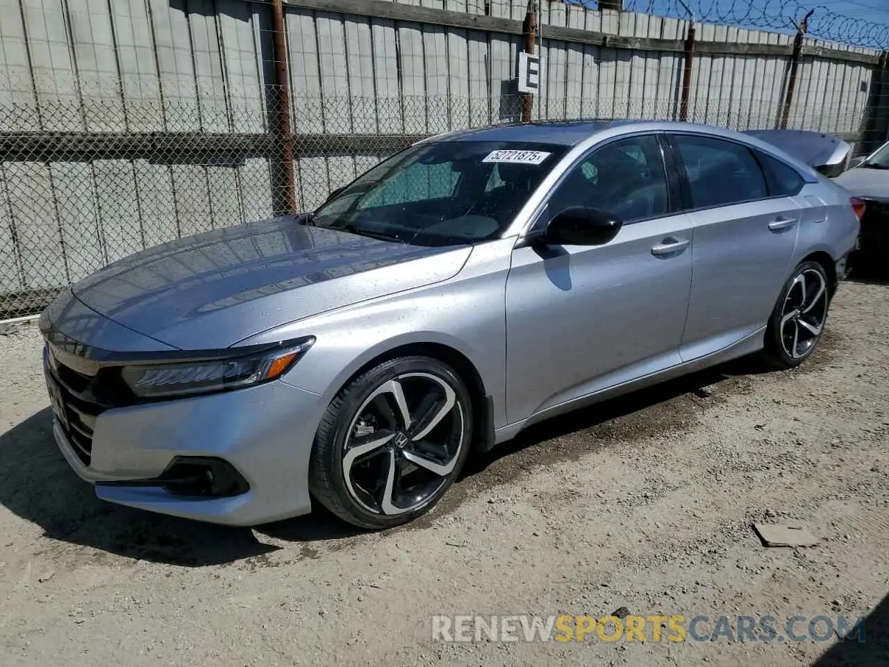 1 Photograph of a damaged car 1HGCV2F32MA028590 HONDA ACCORD 2021