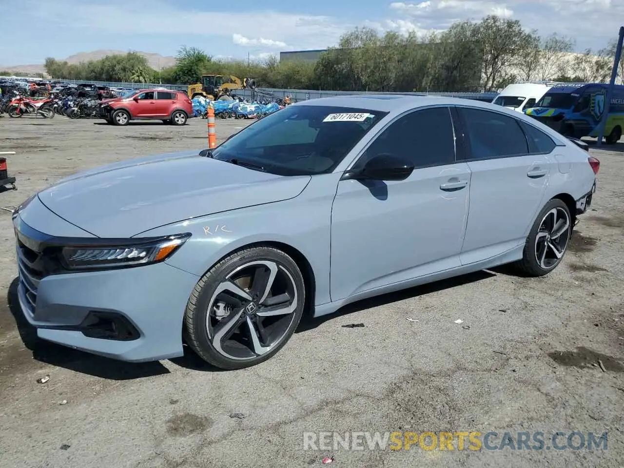 1 Photograph of a damaged car 1HGCV2F33MA002385 HONDA ACCORD 2021