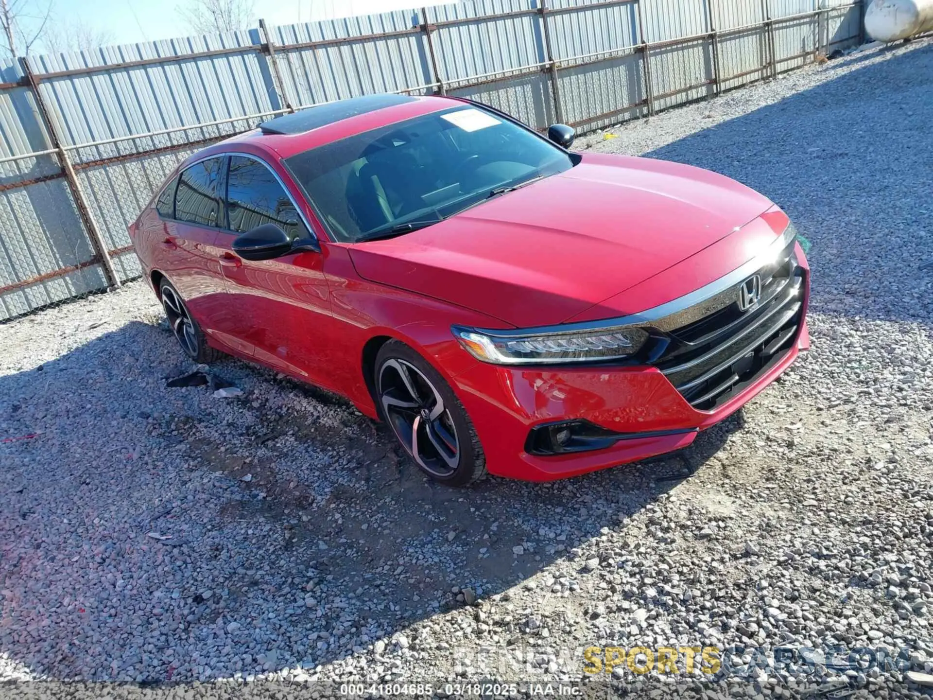 1 Photograph of a damaged car 1HGCV2F33MA007506 HONDA ACCORD 2021