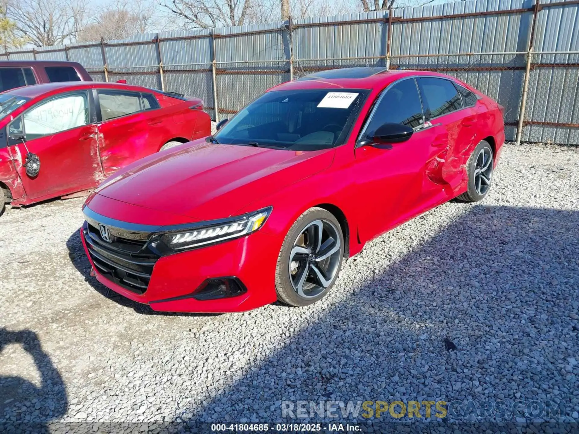 2 Photograph of a damaged car 1HGCV2F33MA007506 HONDA ACCORD 2021