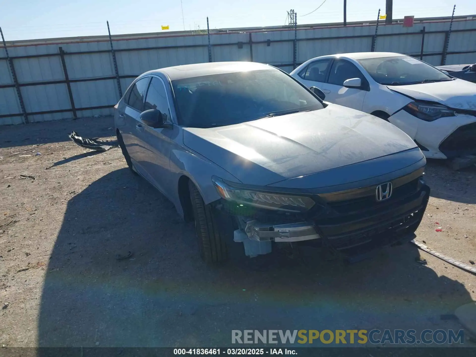1 Photograph of a damaged car 1HGCV2F33MA029845 HONDA ACCORD 2021