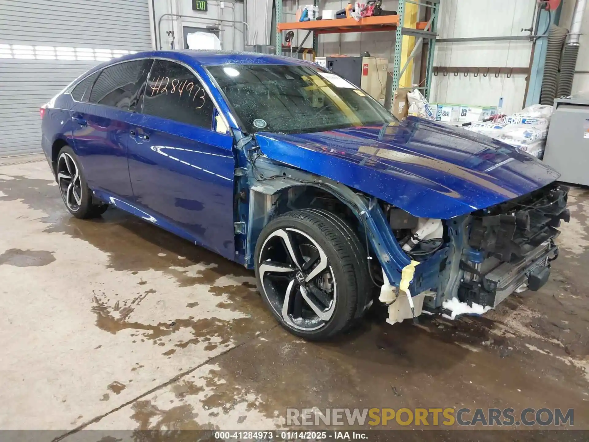 1 Photograph of a damaged car 1HGCV2F34MA002802 HONDA ACCORD 2021