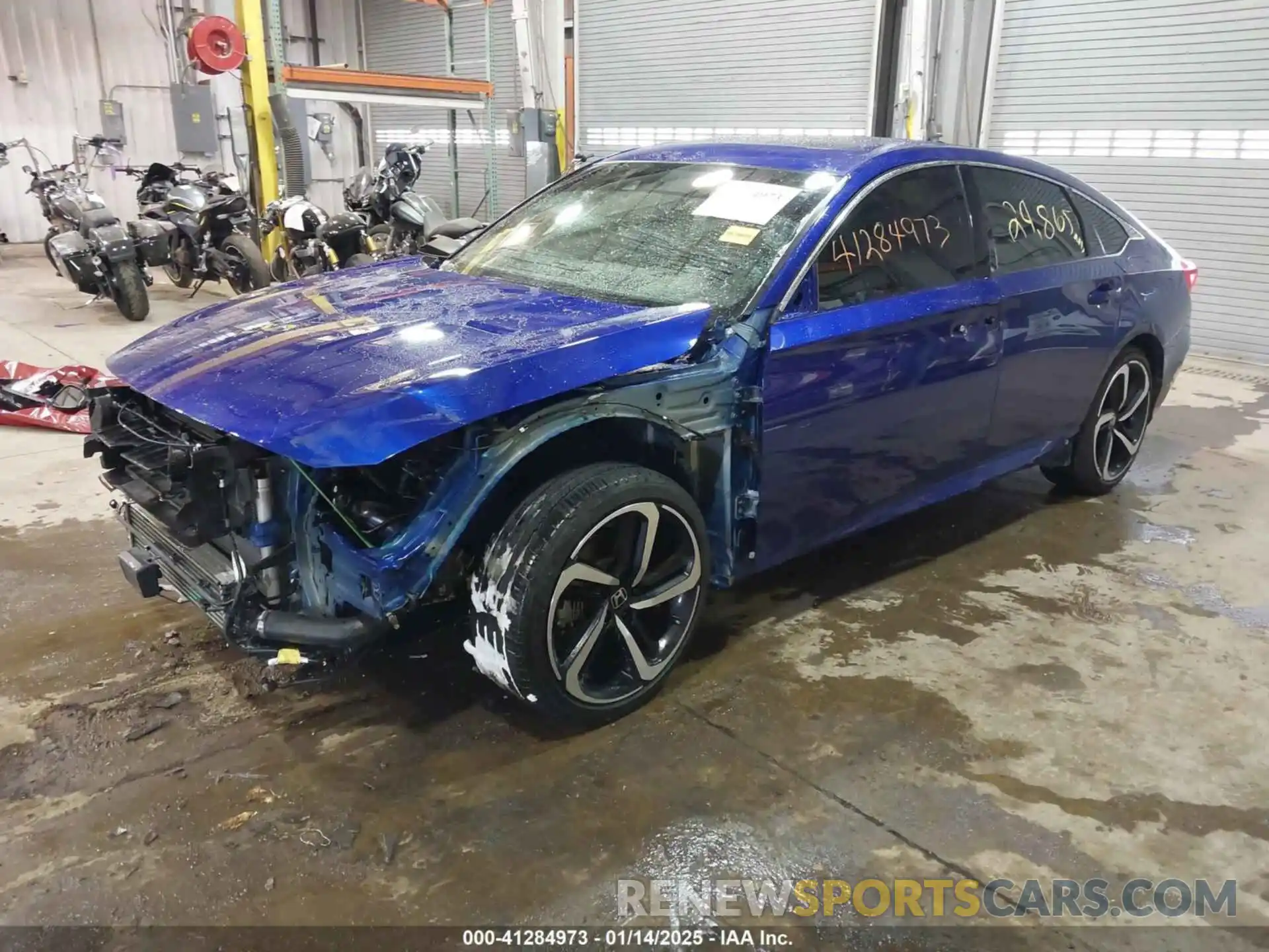 2 Photograph of a damaged car 1HGCV2F34MA002802 HONDA ACCORD 2021