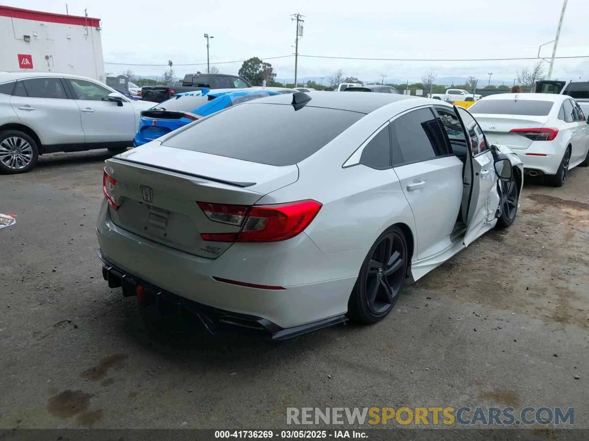 4 Photograph of a damaged car 1HGCV2F34MA002962 HONDA ACCORD 2021