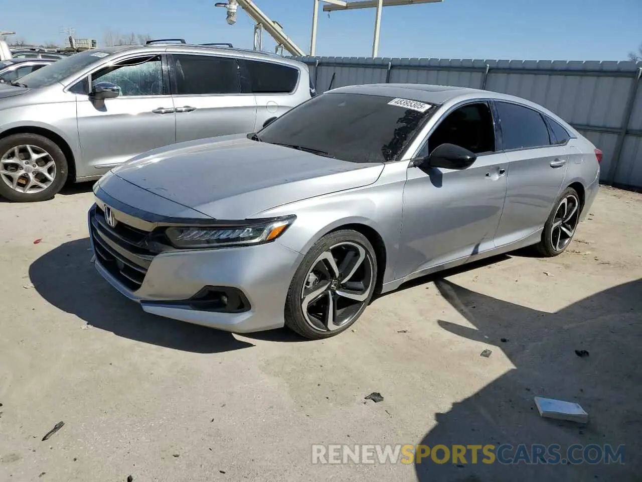 1 Photograph of a damaged car 1HGCV2F34MA021785 HONDA ACCORD 2021