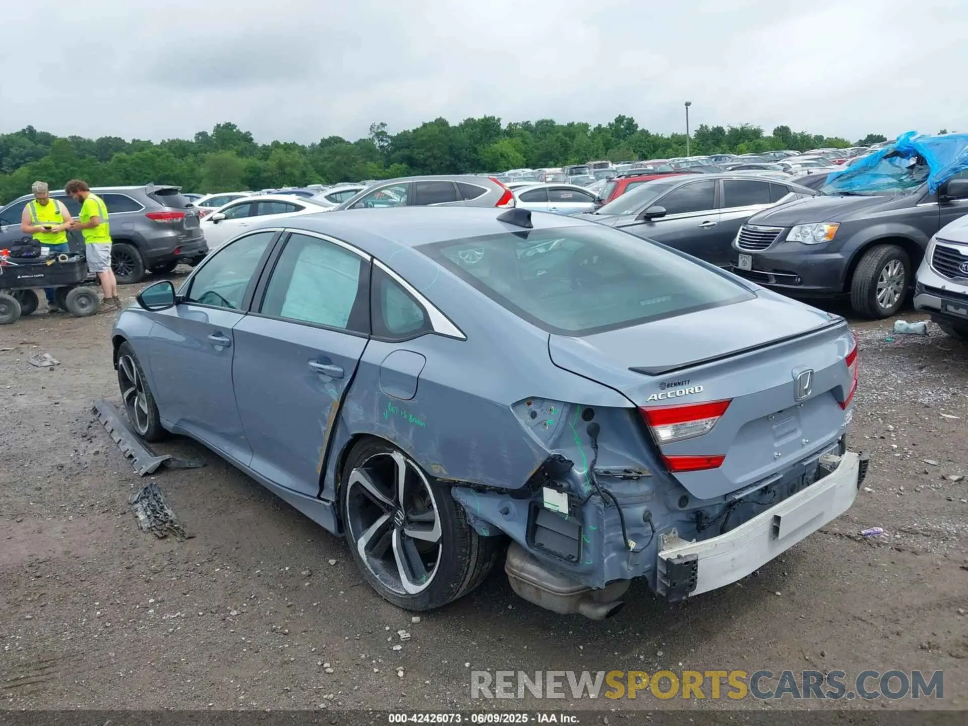 6 Photograph of a damaged car 1HGCV2F35MA013078 HONDA ACCORD 2021