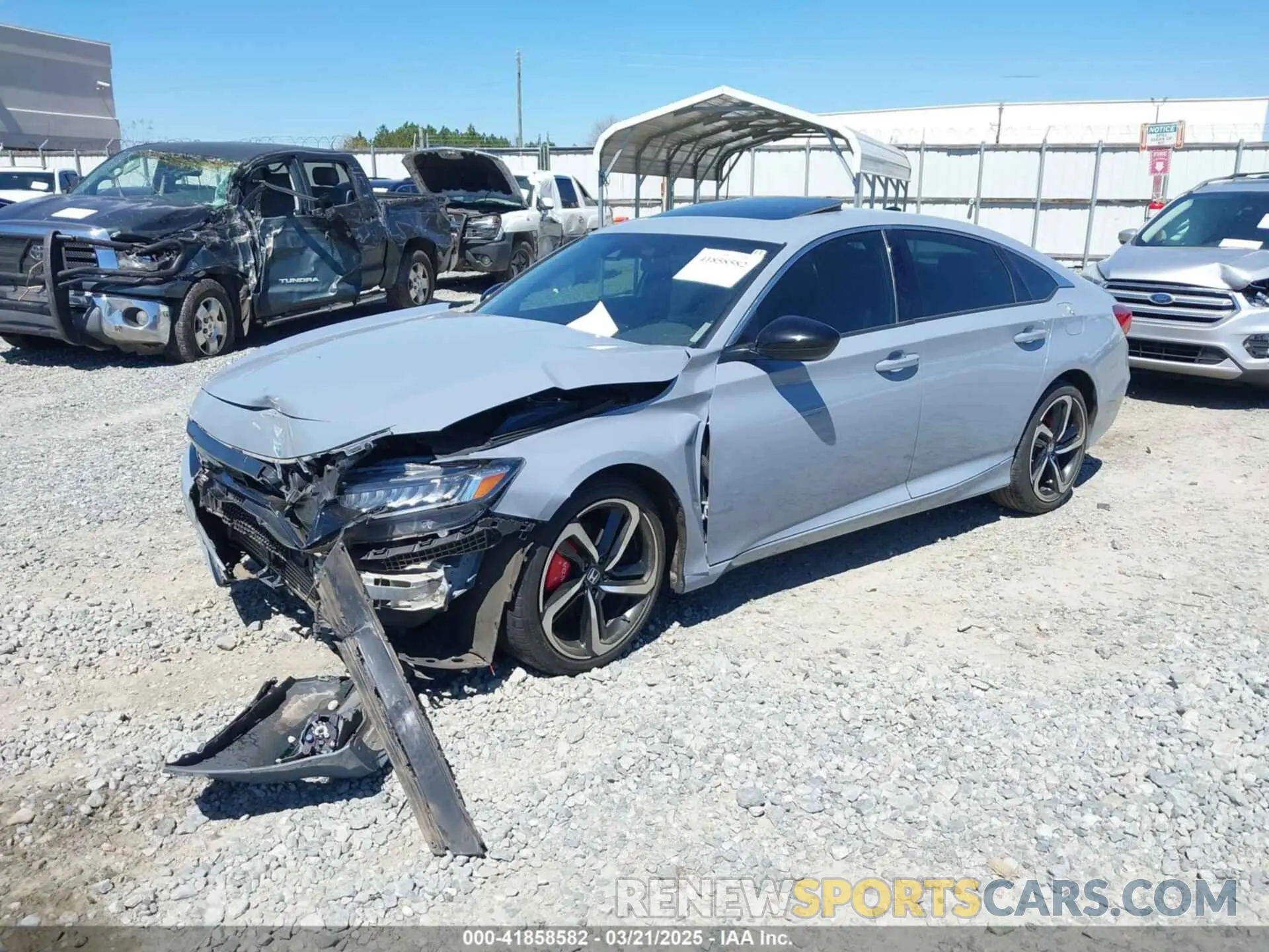 2 Photograph of a damaged car 1HGCV2F37MA016225 HONDA ACCORD 2021