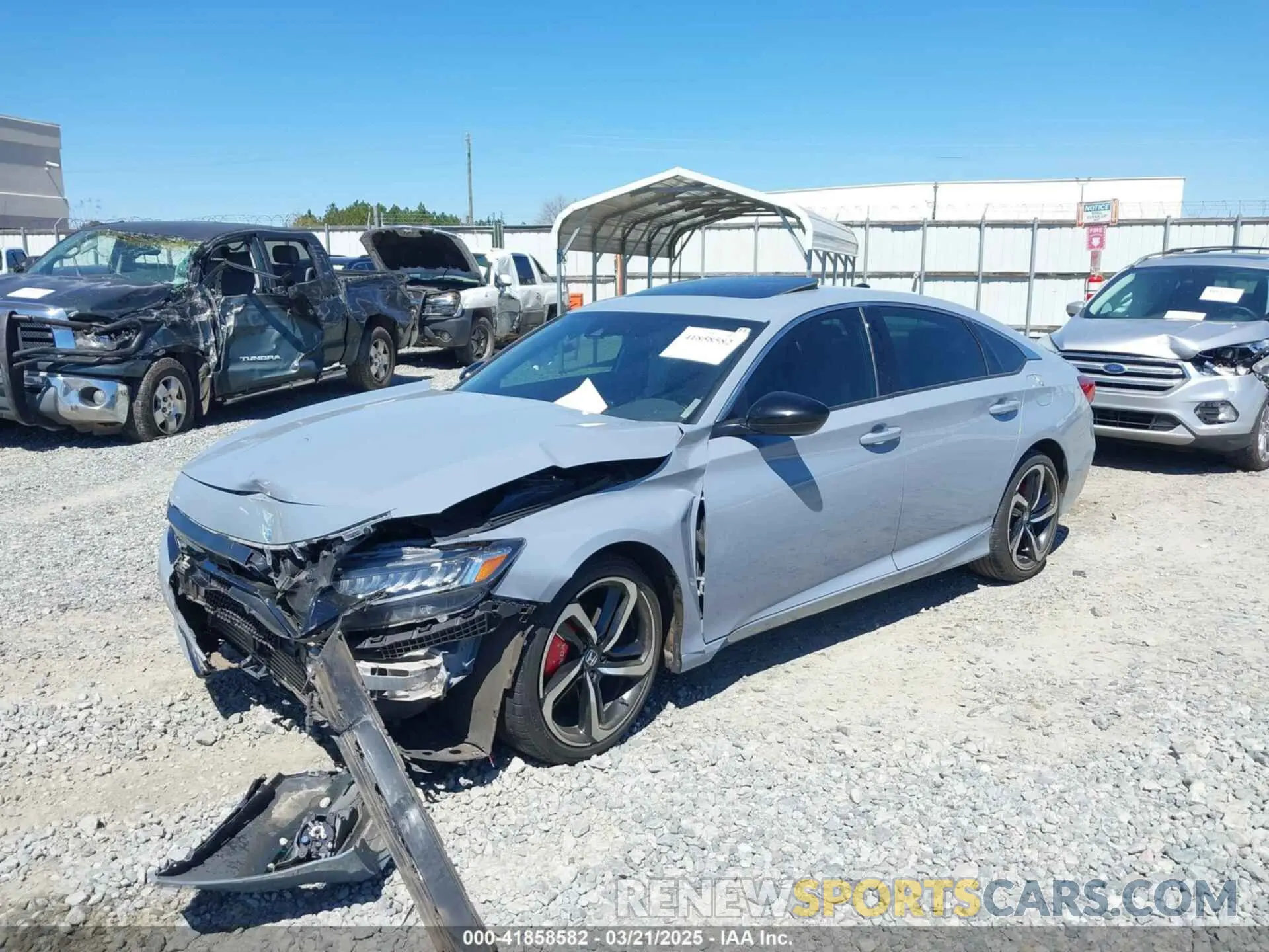 6 Photograph of a damaged car 1HGCV2F37MA016225 HONDA ACCORD 2021