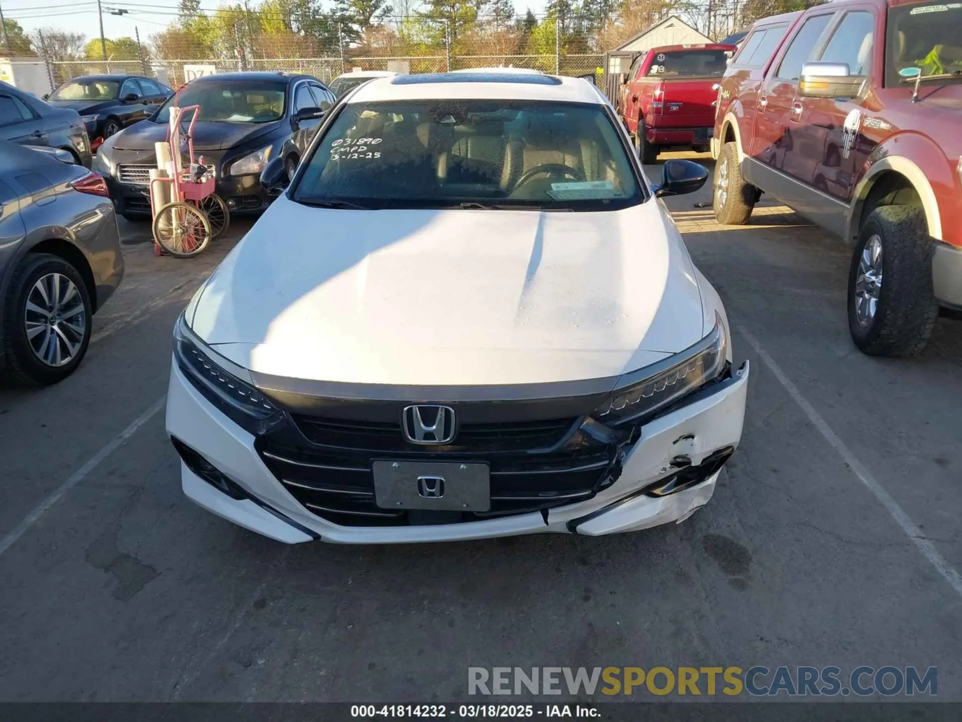 11 Photograph of a damaged car 1HGCV2F37MA031890 HONDA ACCORD 2021