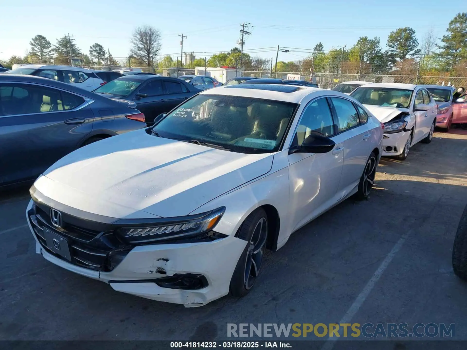 2 Photograph of a damaged car 1HGCV2F37MA031890 HONDA ACCORD 2021