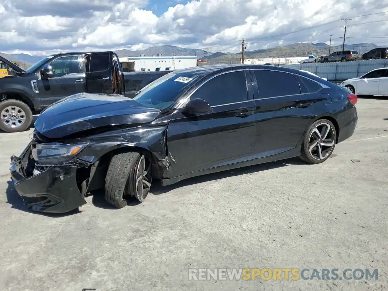 1 Photograph of a damaged car 1HGCV2F37MA032618 HONDA ACCORD 2021