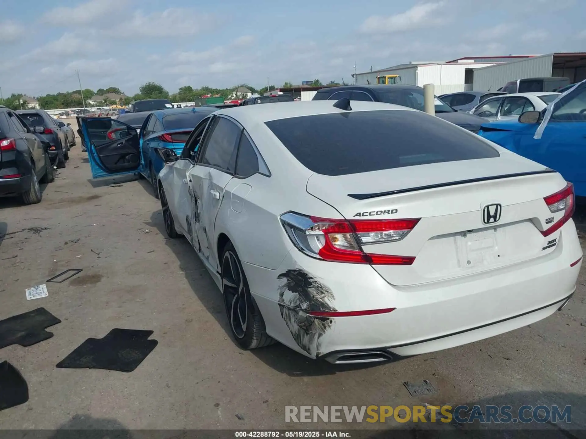 3 Photograph of a damaged car 1HGCV2F38MA000602 HONDA ACCORD 2021