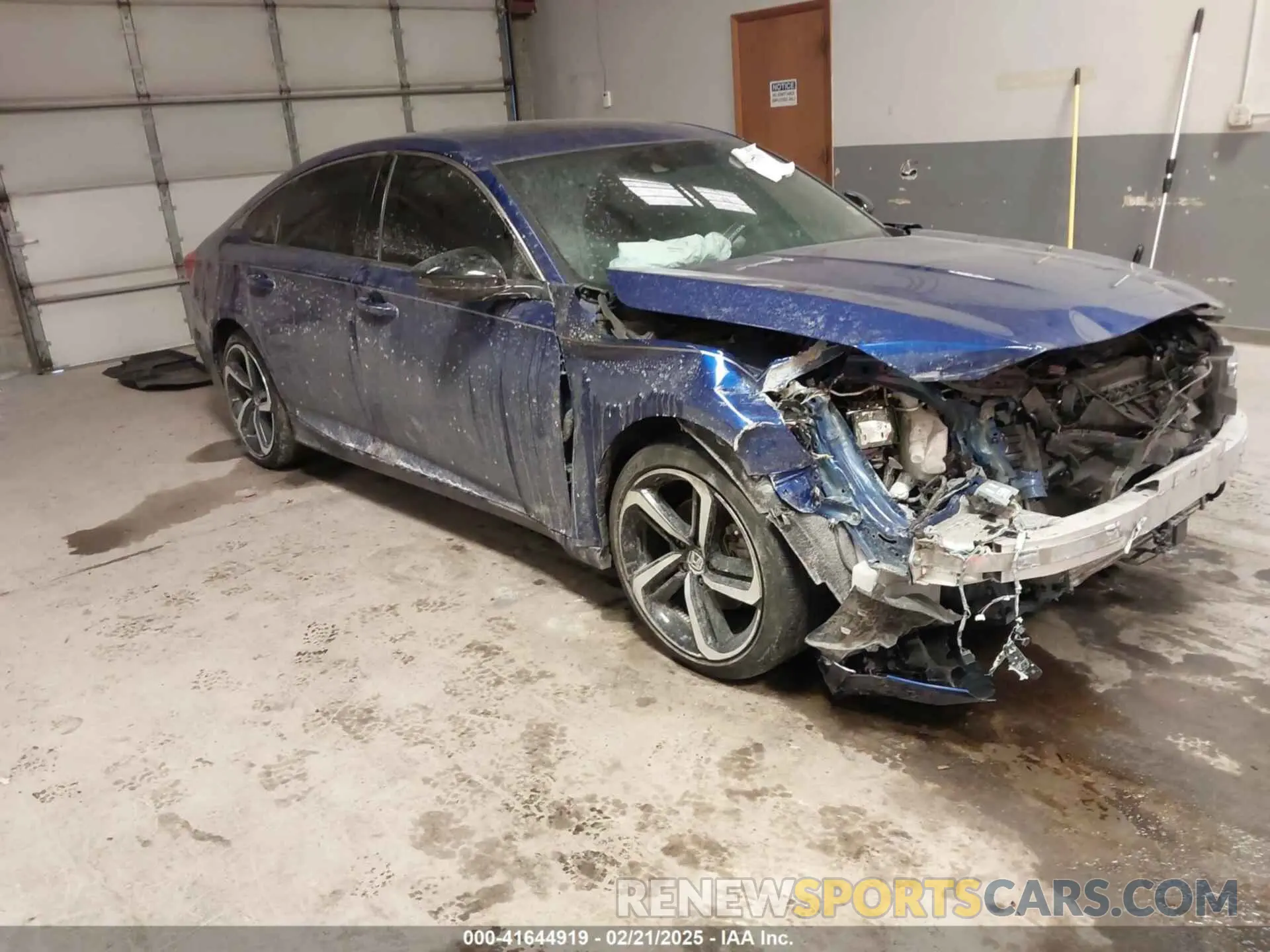 1 Photograph of a damaged car 1HGCV2F38MA002138 HONDA ACCORD 2021