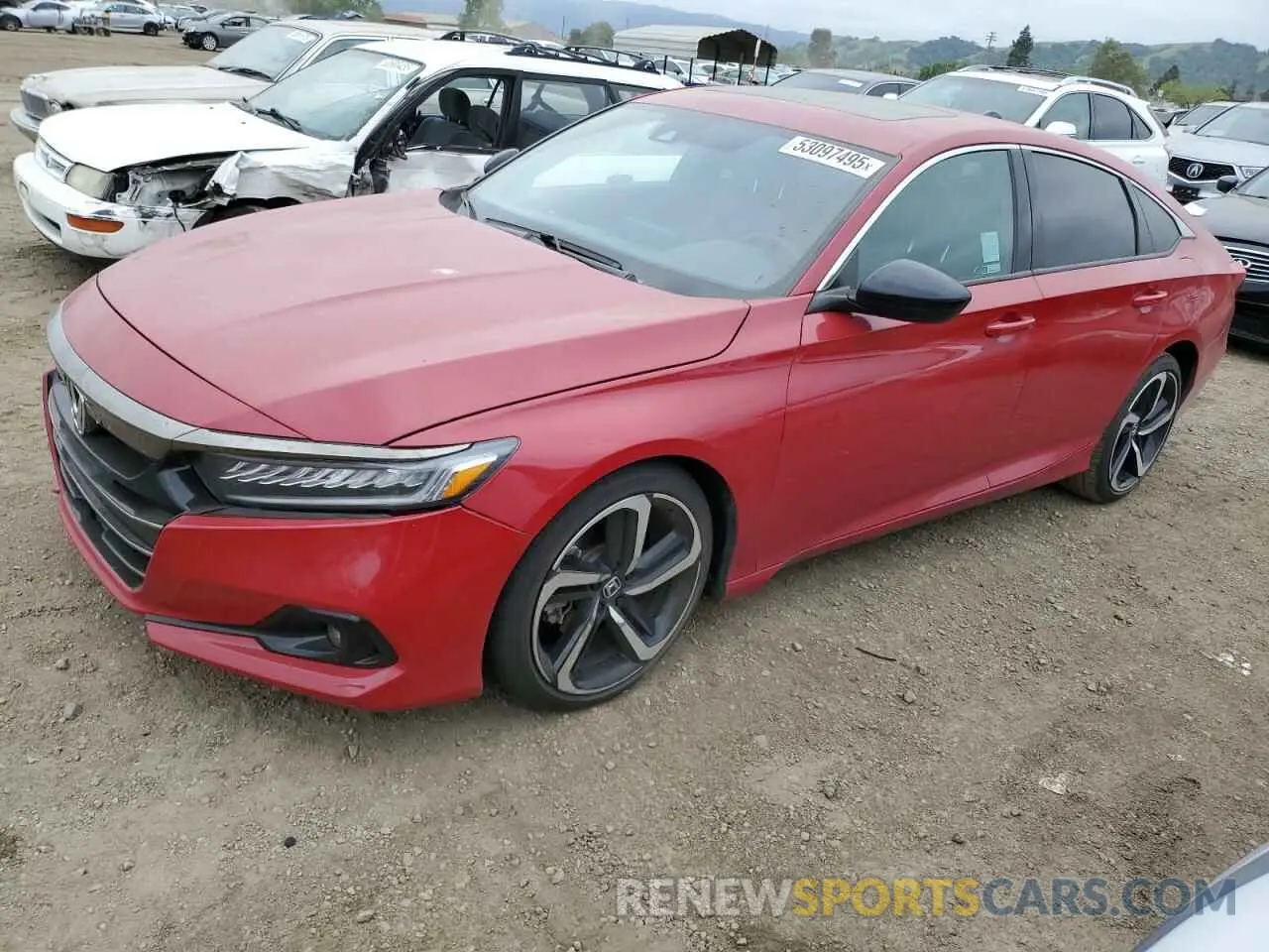 1 Photograph of a damaged car 1HGCV2F38MA006237 HONDA ACCORD 2021