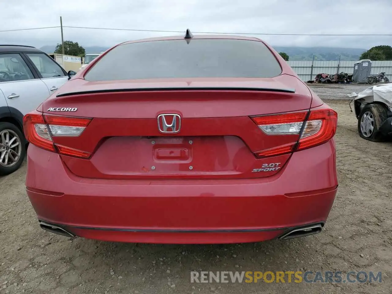 6 Photograph of a damaged car 1HGCV2F38MA006237 HONDA ACCORD 2021