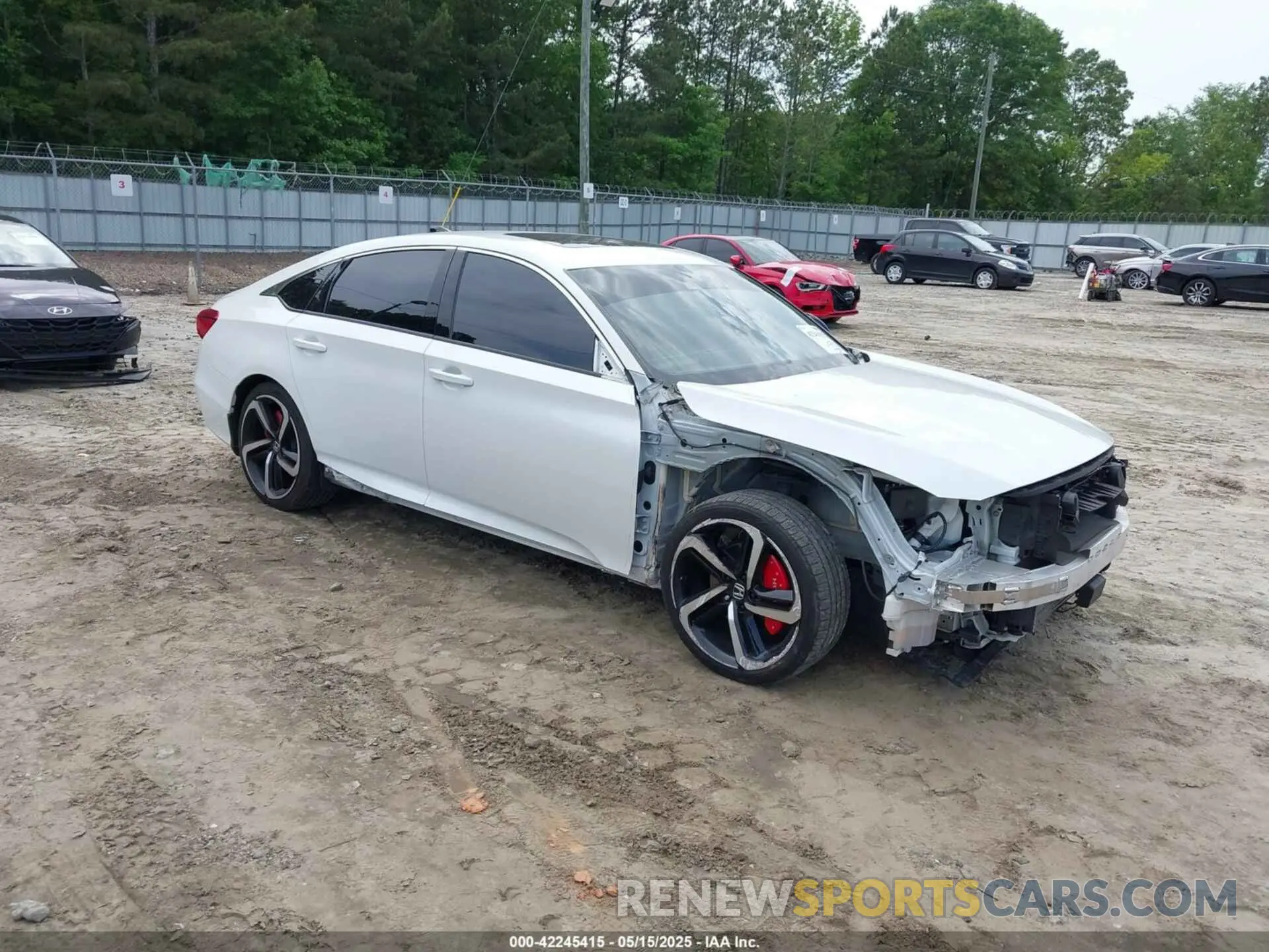 1 Photograph of a damaged car 1HGCV2F38MA011695 HONDA ACCORD 2021