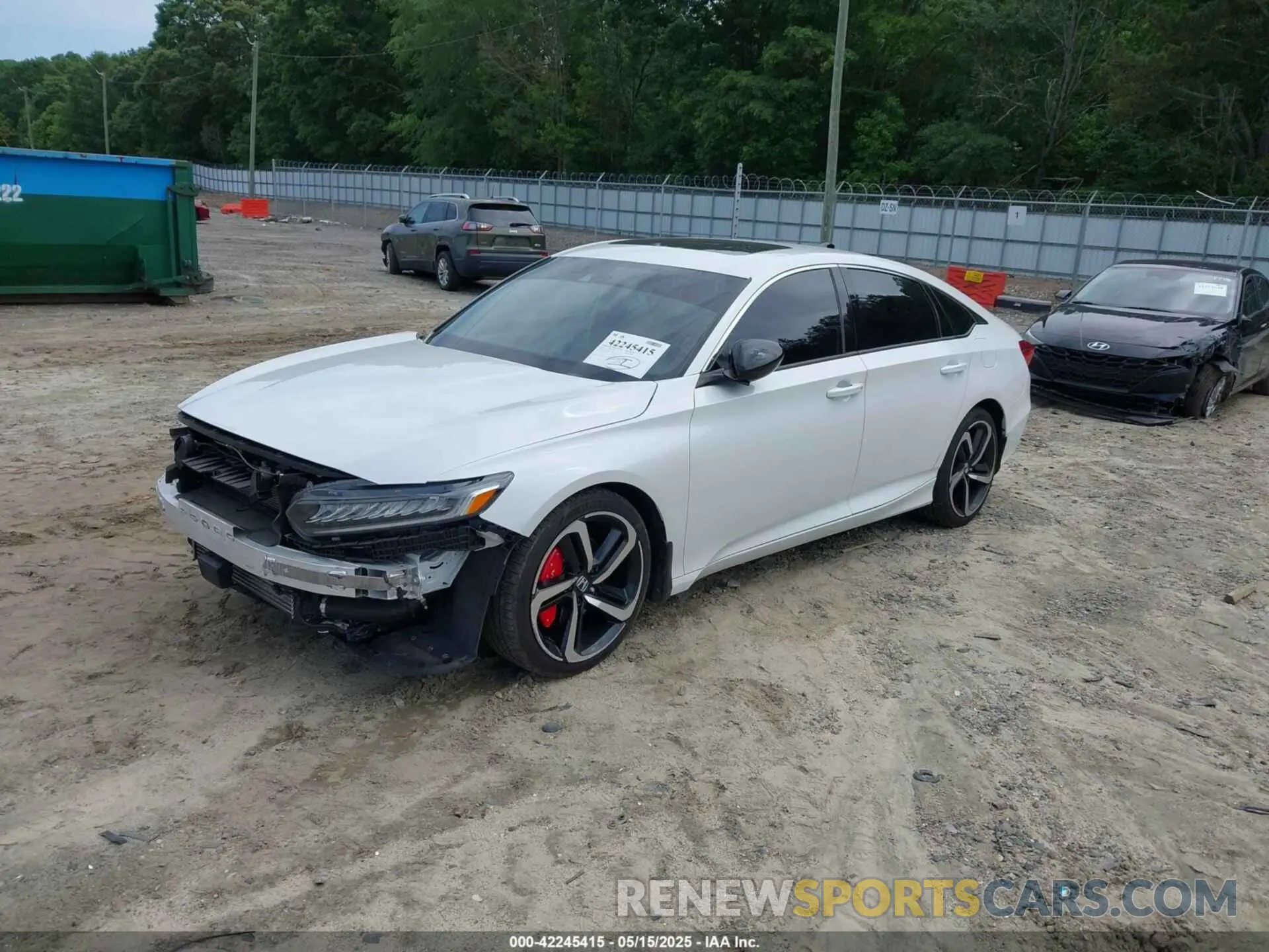 2 Photograph of a damaged car 1HGCV2F38MA011695 HONDA ACCORD 2021