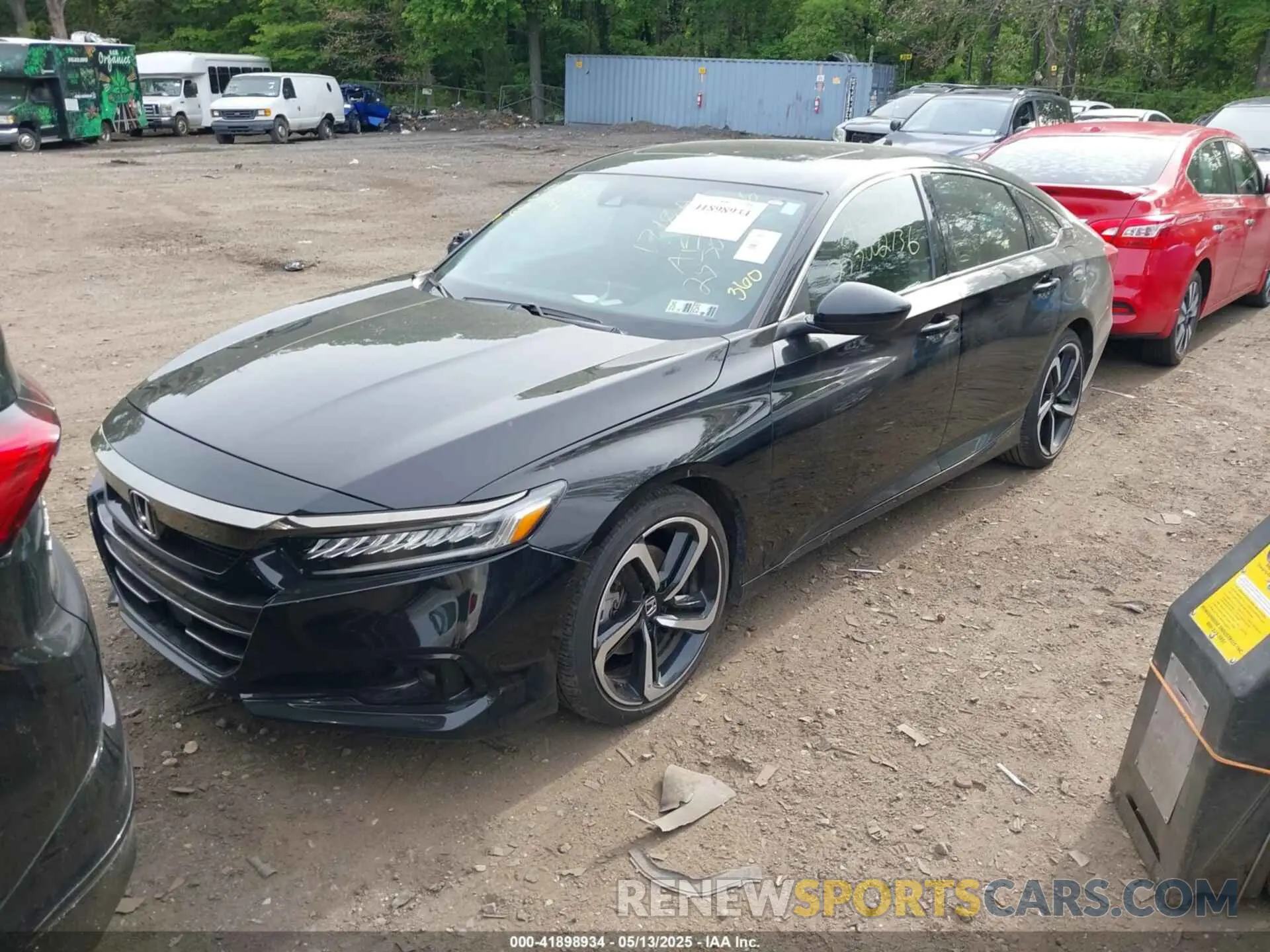 2 Photograph of a damaged car 1HGCV2F38MA018937 HONDA ACCORD 2021