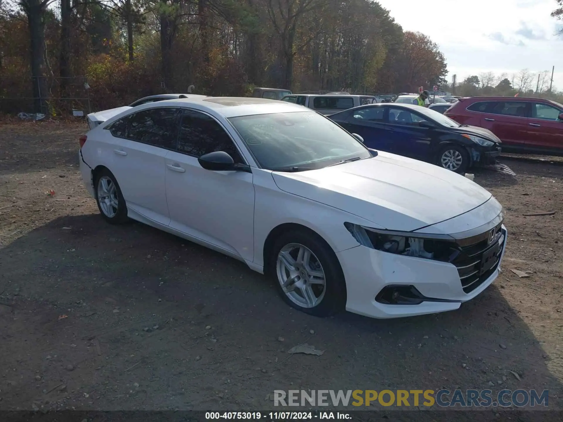 1 Photograph of a damaged car 1HGCV2F38MA020087 HONDA ACCORD 2021