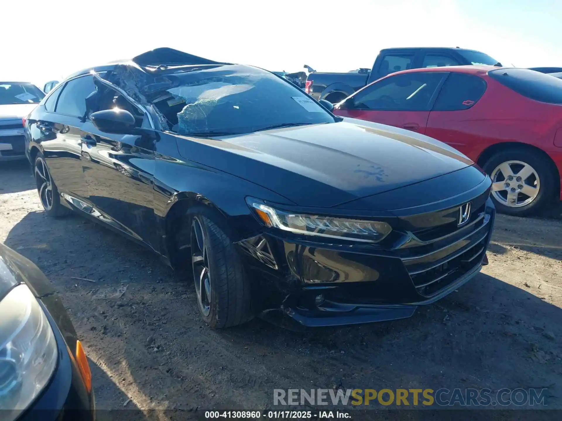 1 Photograph of a damaged car 1HGCV2F38MA020378 HONDA ACCORD 2021