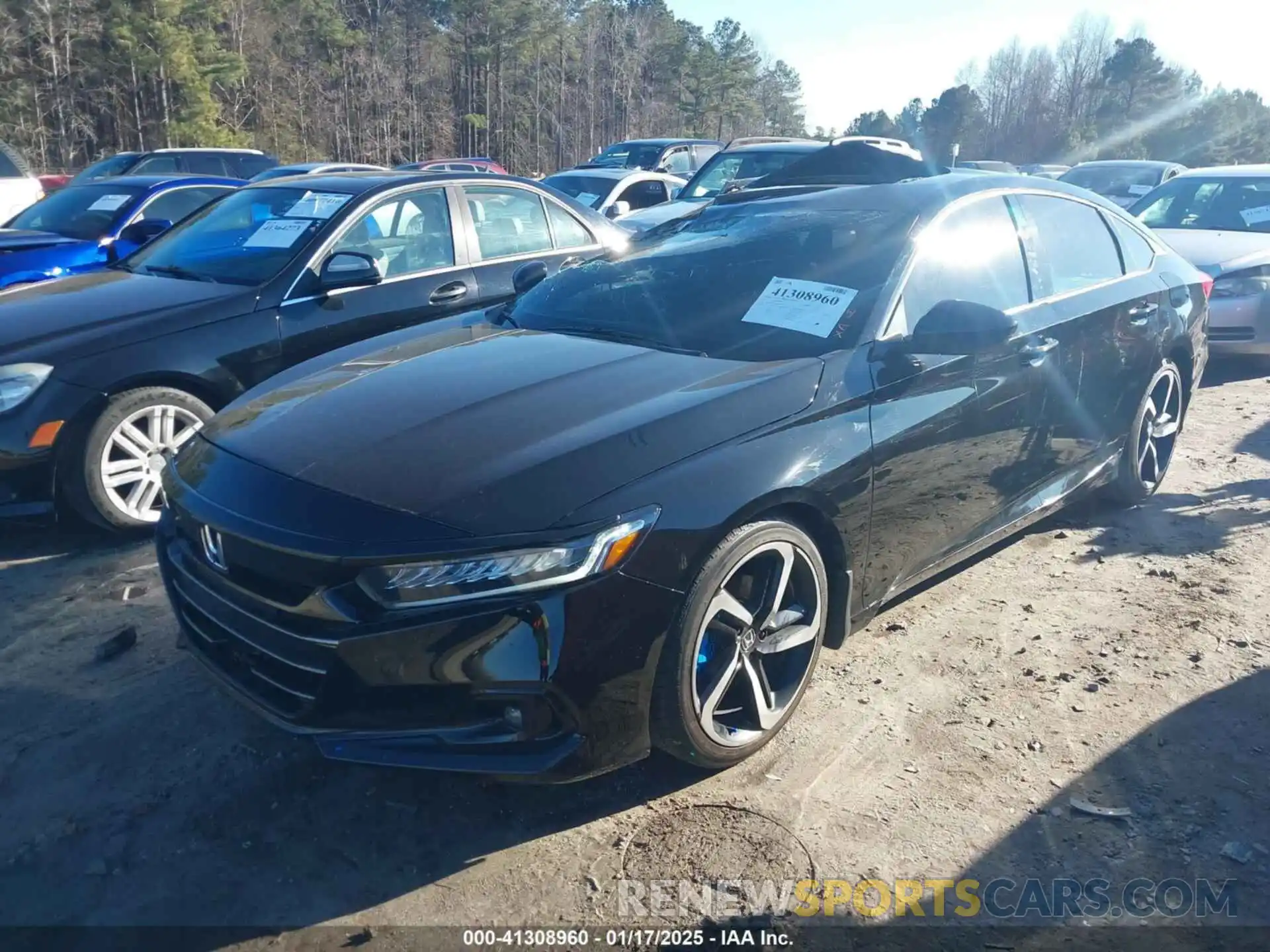 2 Photograph of a damaged car 1HGCV2F38MA020378 HONDA ACCORD 2021