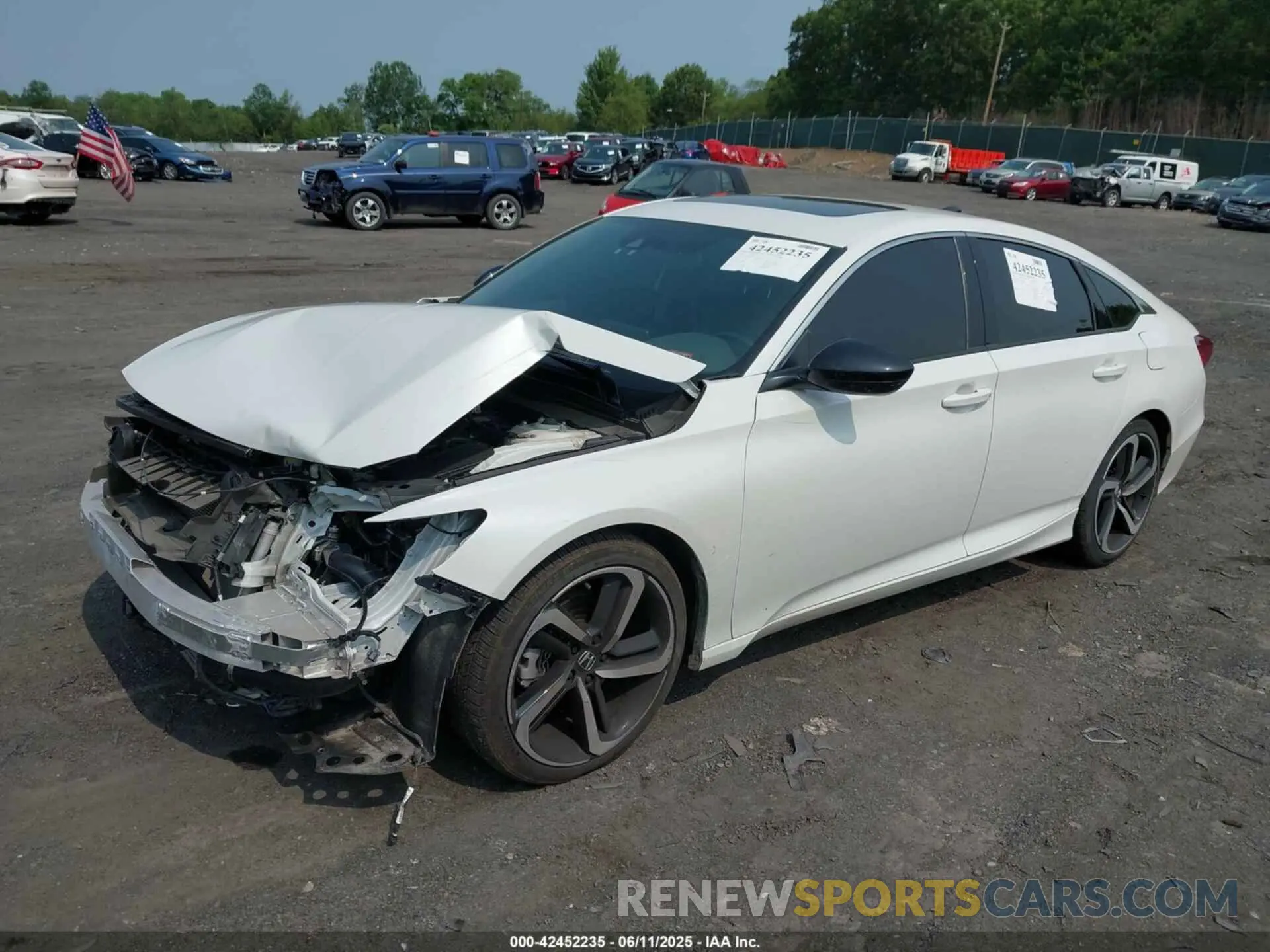 2 Photograph of a damaged car 1HGCV2F38MA027279 HONDA ACCORD 2021