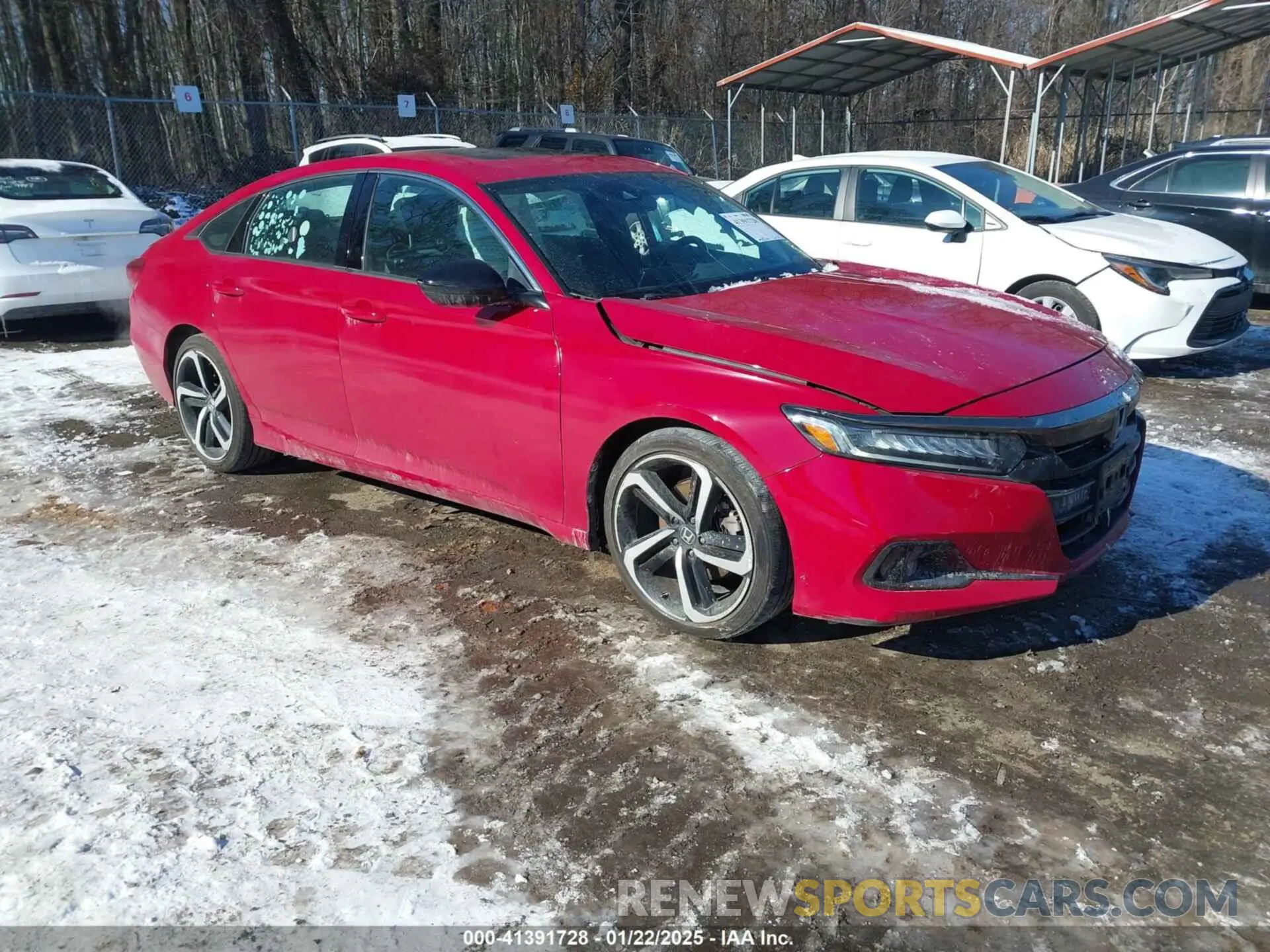 1 Photograph of a damaged car 1HGCV2F38MA028867 HONDA ACCORD 2021