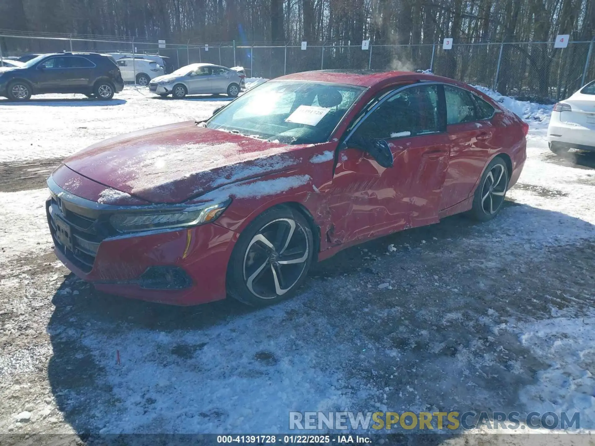 2 Photograph of a damaged car 1HGCV2F38MA028867 HONDA ACCORD 2021