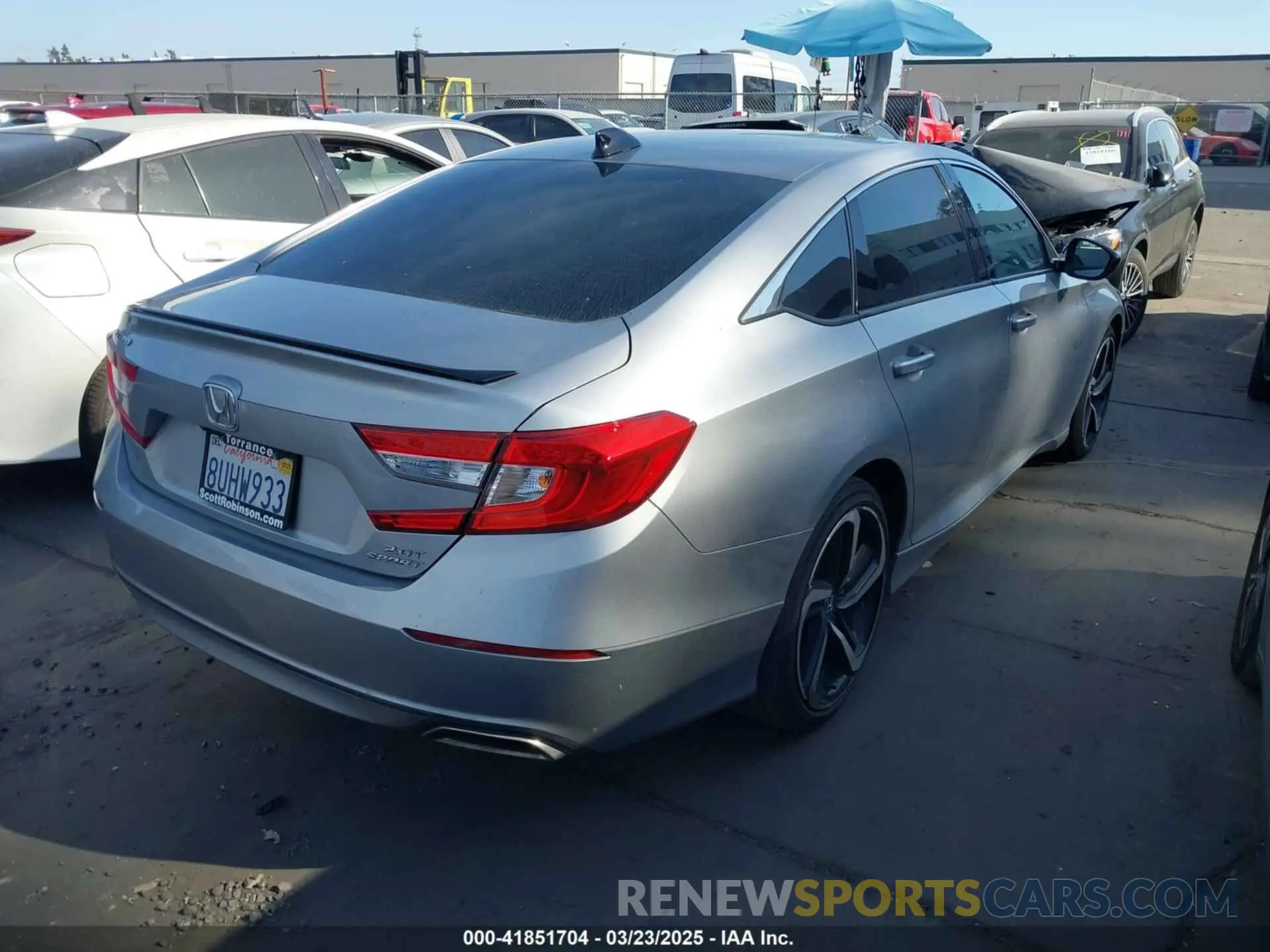 4 Photograph of a damaged car 1HGCV2F39MA006909 HONDA ACCORD 2021