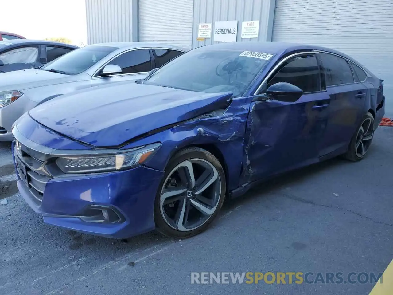 1 Photograph of a damaged car 1HGCV2F39MA014895 HONDA ACCORD 2021