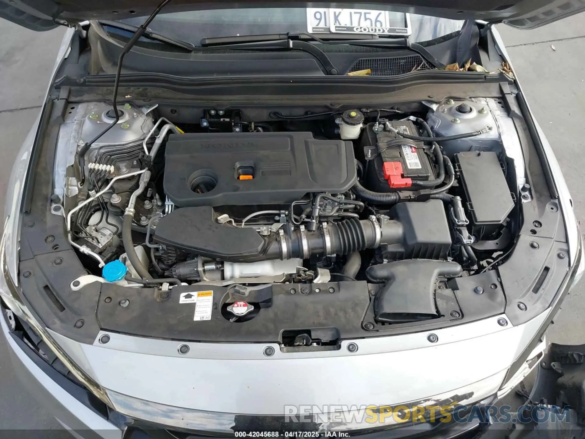 10 Photograph of a damaged car 1HGCV2F39MA016596 HONDA ACCORD 2021