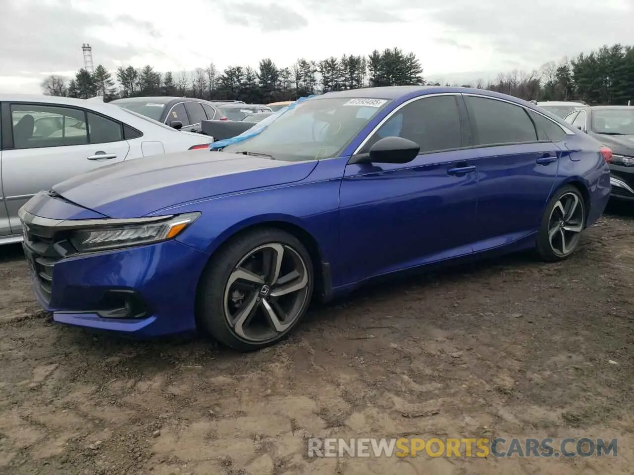 1 Photograph of a damaged car 1HGCV2F39MA017358 HONDA ACCORD 2021