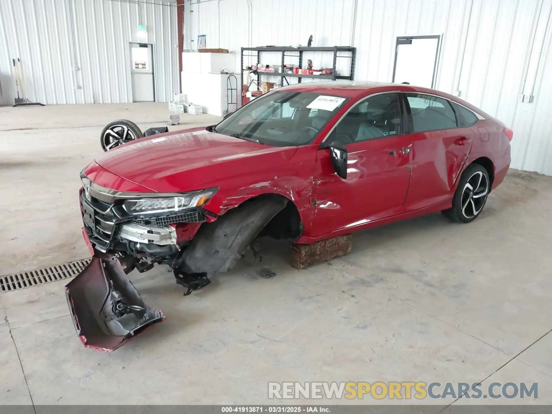 2 Photograph of a damaged car 1HGCV2F39MA033172 HONDA ACCORD 2021