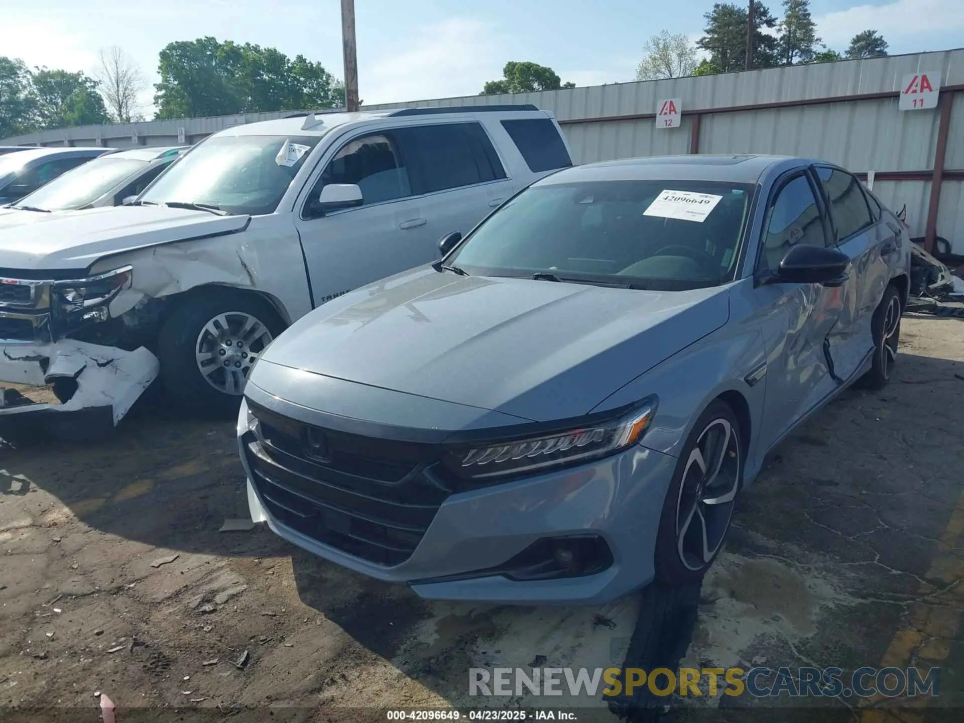 2 Photograph of a damaged car 1HGCV2F3XMA007955 HONDA ACCORD 2021