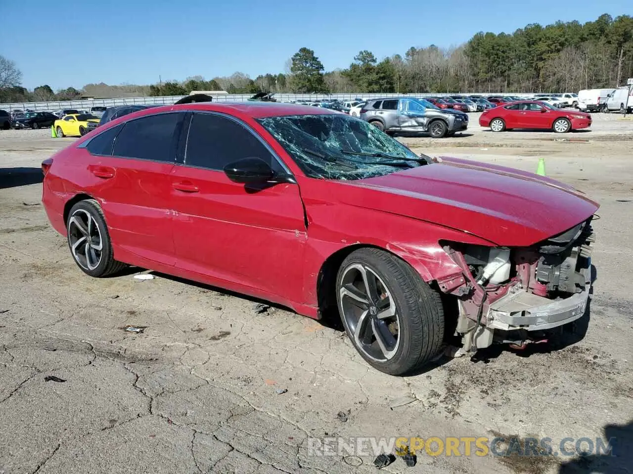4 Photograph of a damaged car 1HGCV2F3XMA022424 HONDA ACCORD 2021