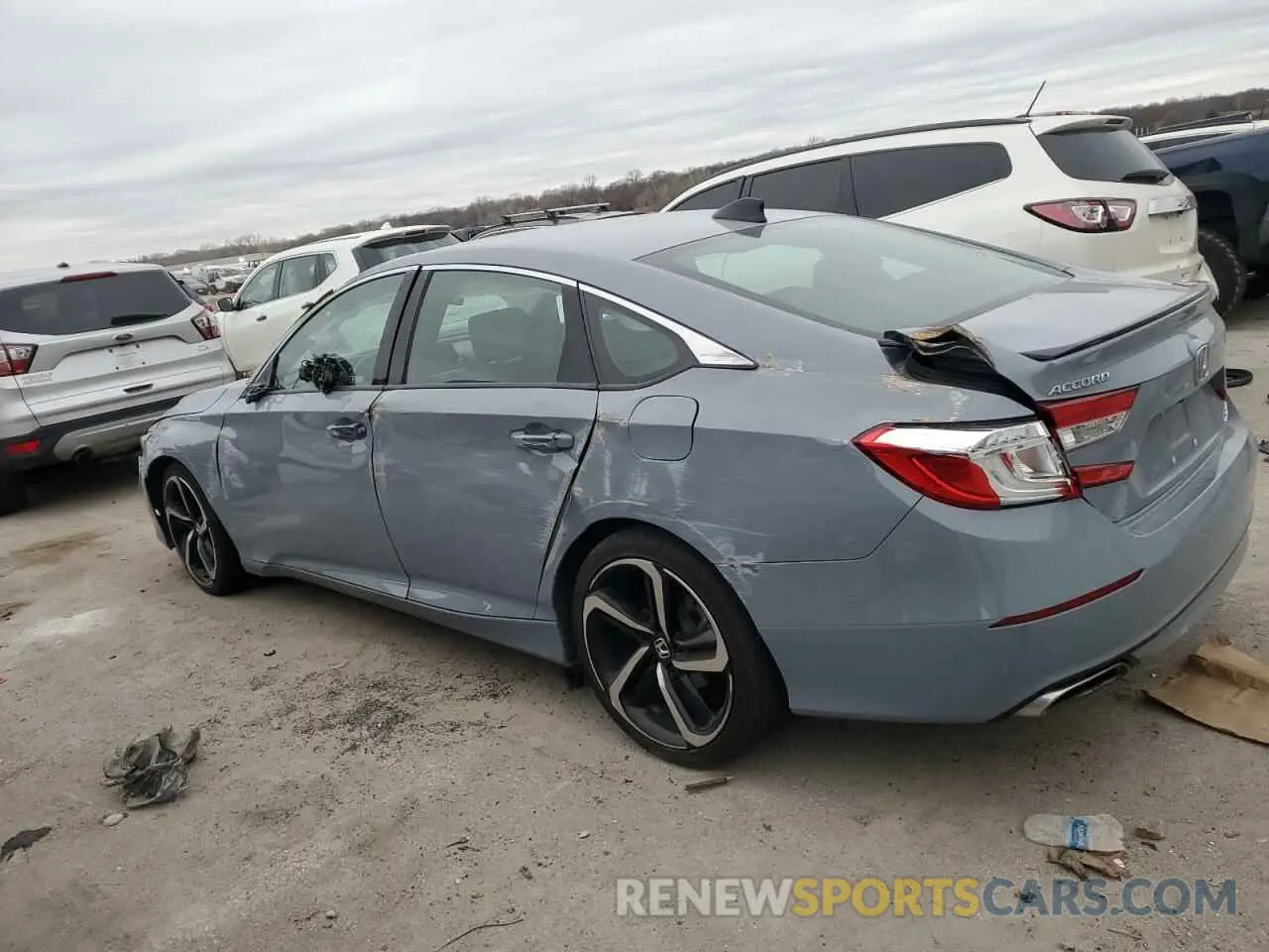 2 Photograph of a damaged car 1HGCV2F3XMA033987 HONDA ACCORD 2021