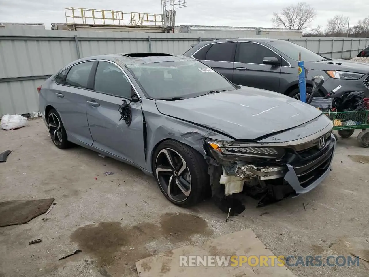 4 Photograph of a damaged car 1HGCV2F3XMA033987 HONDA ACCORD 2021