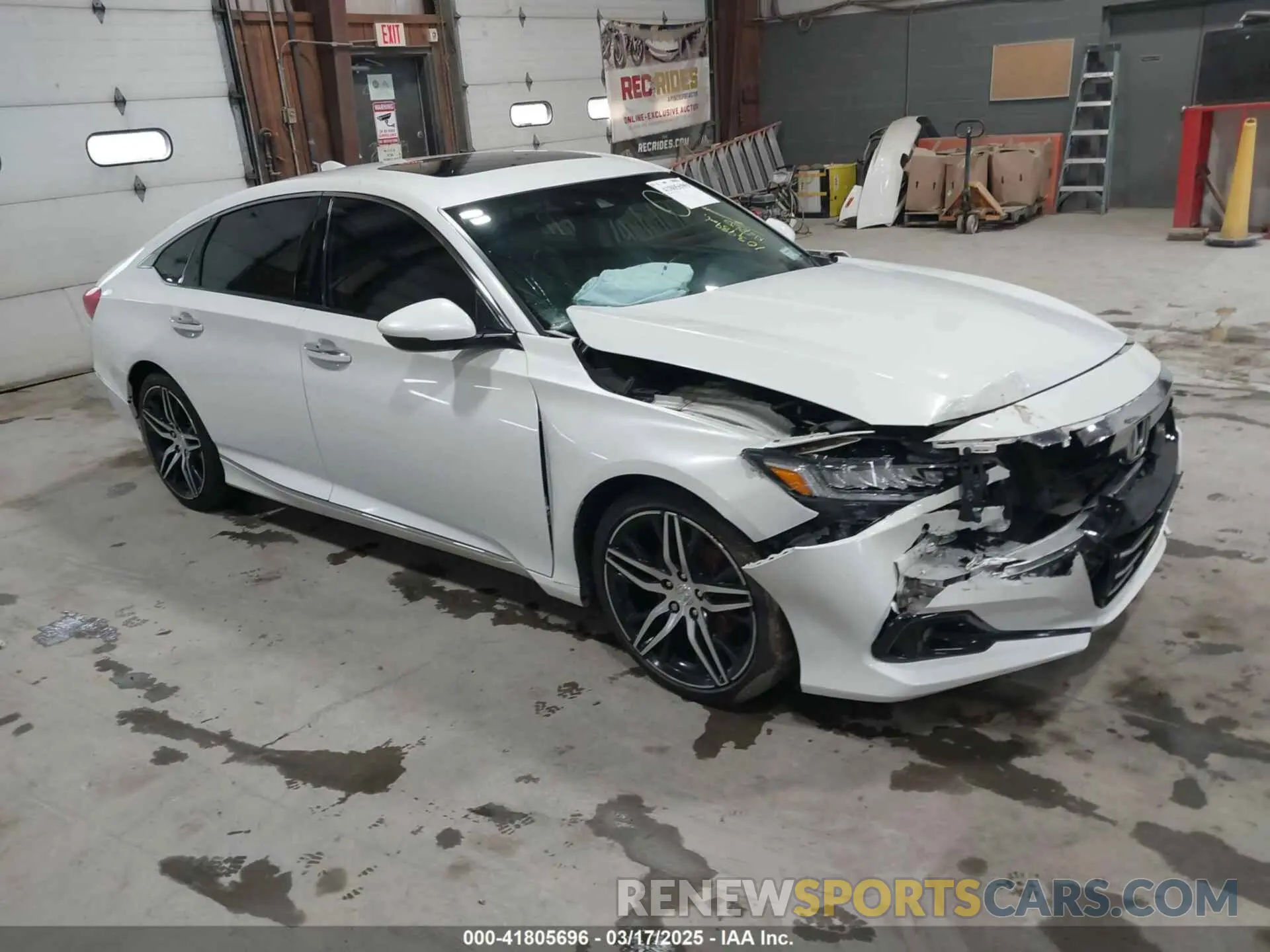 1 Photograph of a damaged car 1HGCV2F90MA003272 HONDA ACCORD 2021