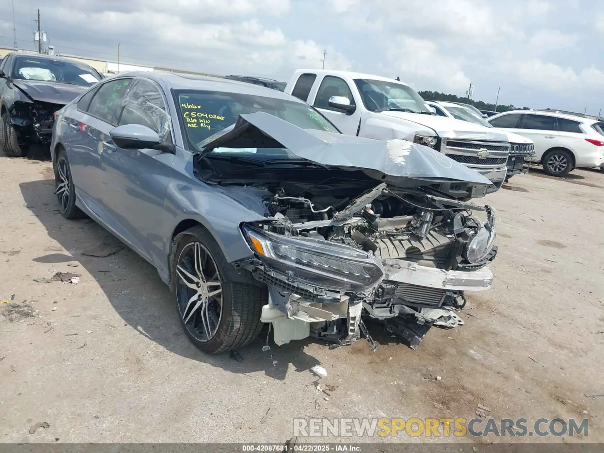 1 Photograph of a damaged car 1HGCV2F92MA012409 HONDA ACCORD 2021