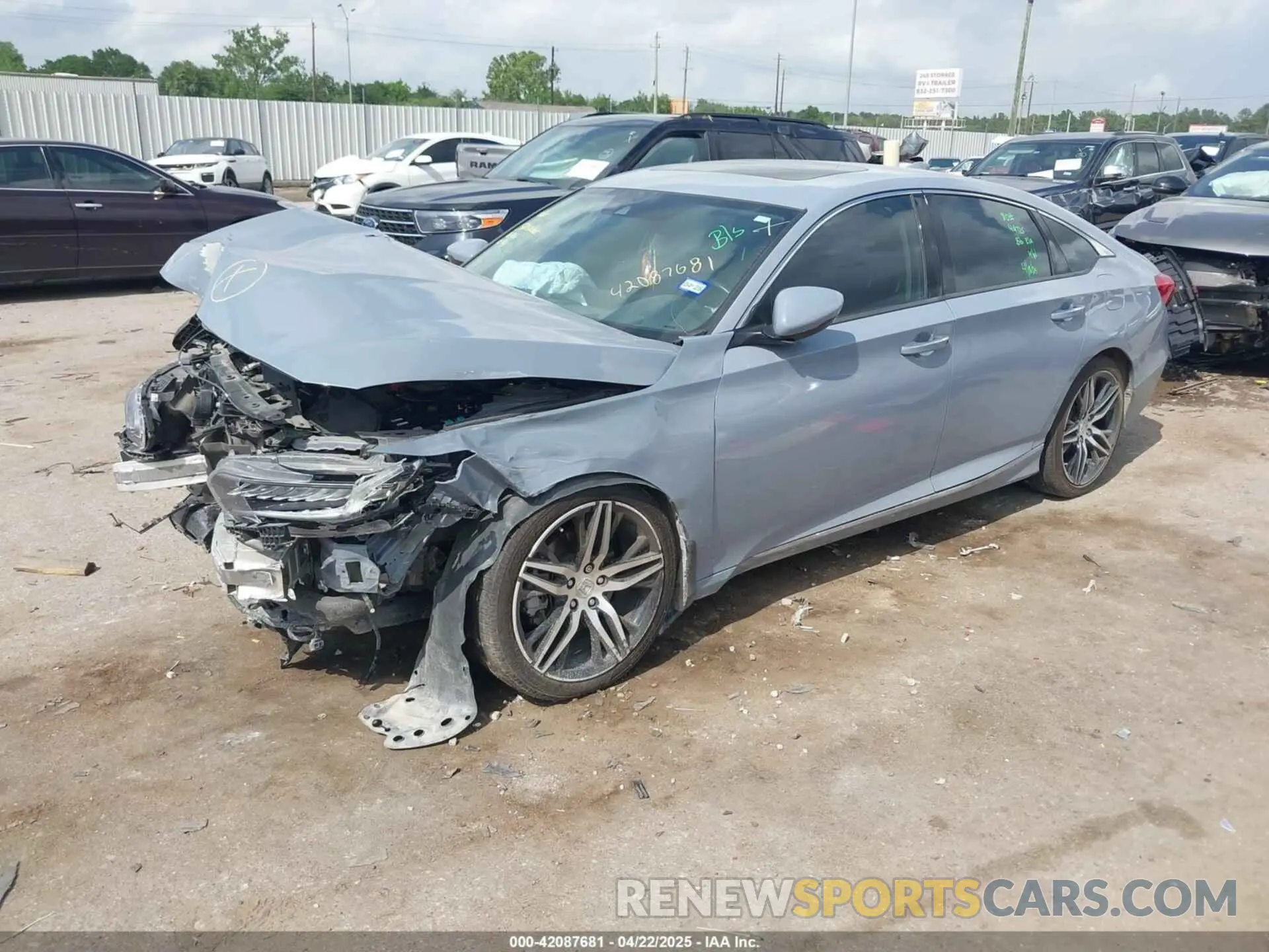 2 Photograph of a damaged car 1HGCV2F92MA012409 HONDA ACCORD 2021